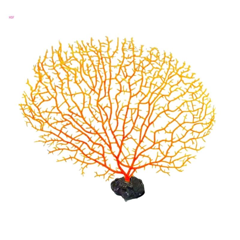 Artificial Coral Branch Décor Faux Coral Décor Sea Fan Coral Decorations
