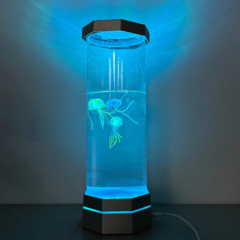 3Pcs Underwater Plant Marine Aquatic Landscape Ornament Artificial Glowing Fluorescent Jellyfish Aquarium Decoration Fish Tank
