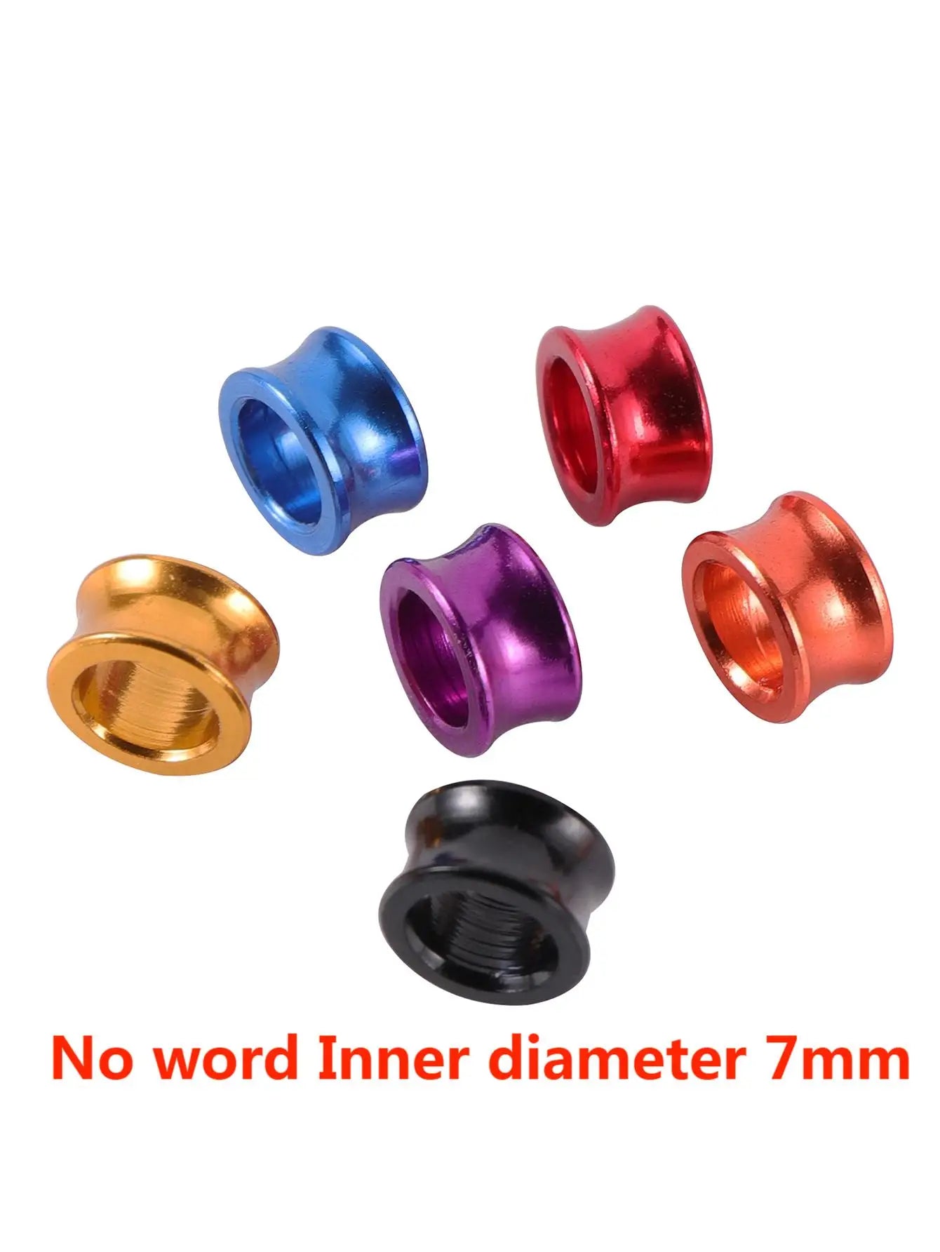 50 Pcs Parrot Foot Rings Without Words Bird Aluminum Ring Inner Diameter 4/4.7/5/6/7mm Pigeon Marking Foot Rings 6 Colors Mixed
