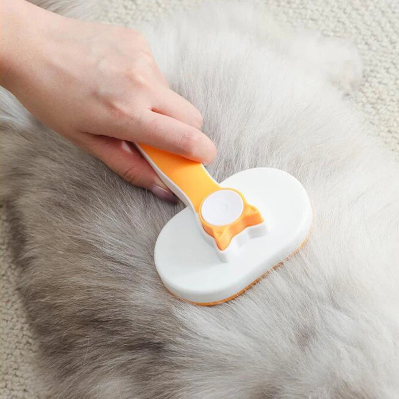 Cat Comb Massage Cat Brush Self-cleaning Pet Hair Remover One Button Comb for Cats Hair Cleaning Pet Grooming Brush Pet Products