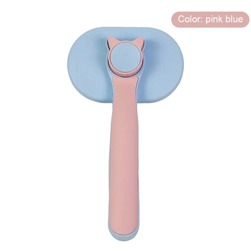 Cat Comb Massage Cat Brush Self-cleaning Pet Hair Remover One Button Comb for Cats Hair Cleaning Pet Grooming Brush Pet Products