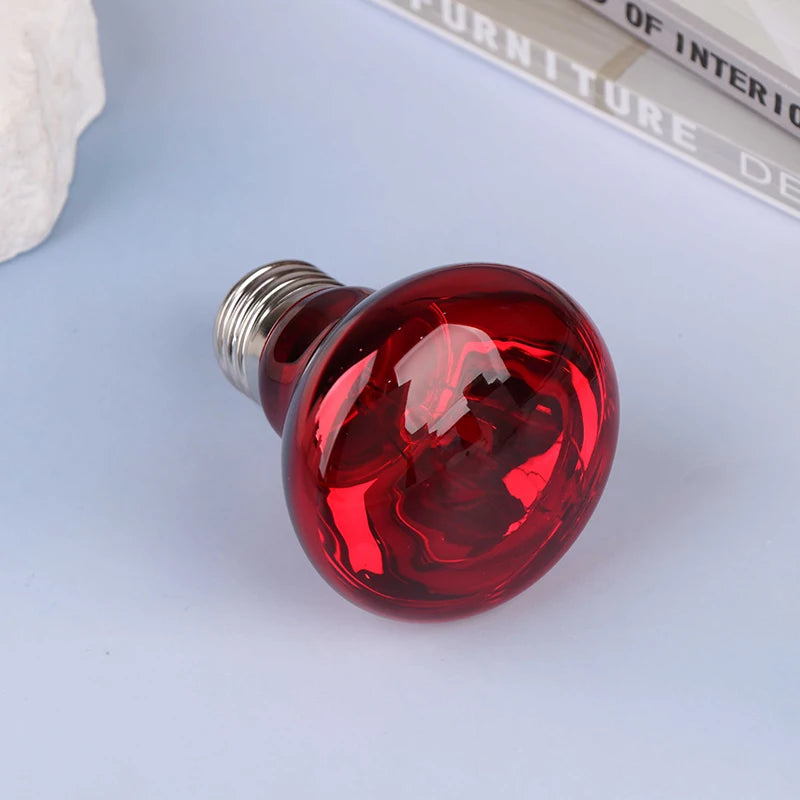 25/40/50/60/75/100W E27 UVA Poultry Bulb Infrared Night Light Day Poultry Heating Bulb For Plants Amphibians Reptile Pets