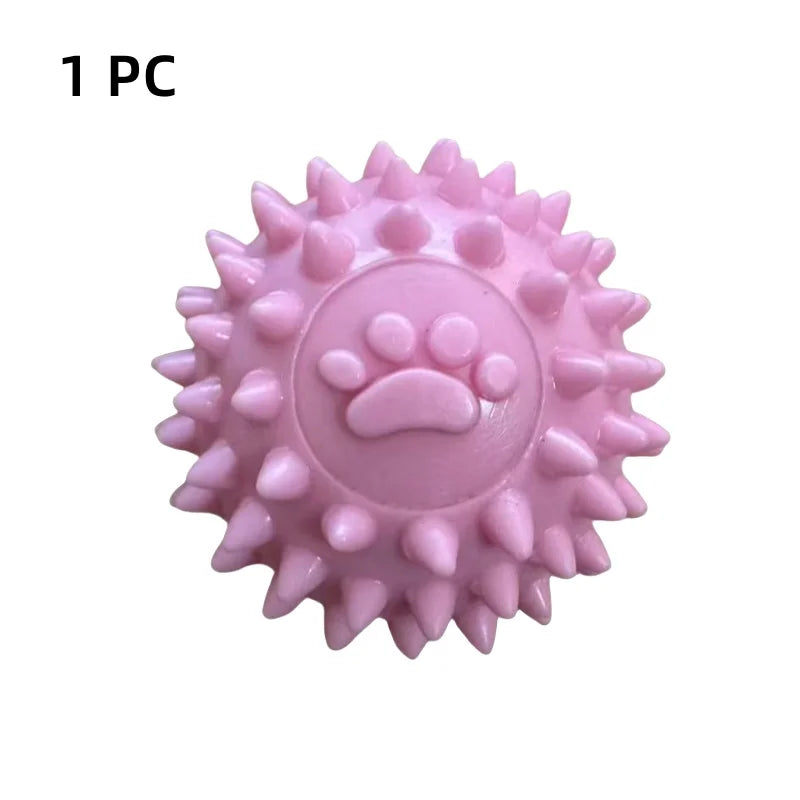 Pet Ball Toys Dog Chewing Toy Interactive Rubber Ball for Small Large Dog Cat Pet Tooth Cleaning Ball Pet Accessories