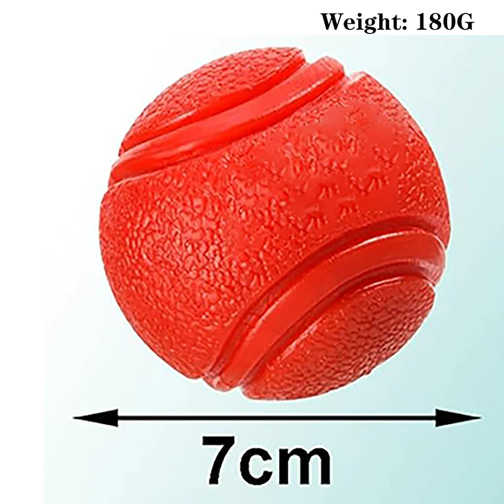 Dog Toy Ball Hard Rubber Solid Ball Non-Toxic Cleaning Teeth Durable To Chew And High Rebound Great Pet Play Training Supplies