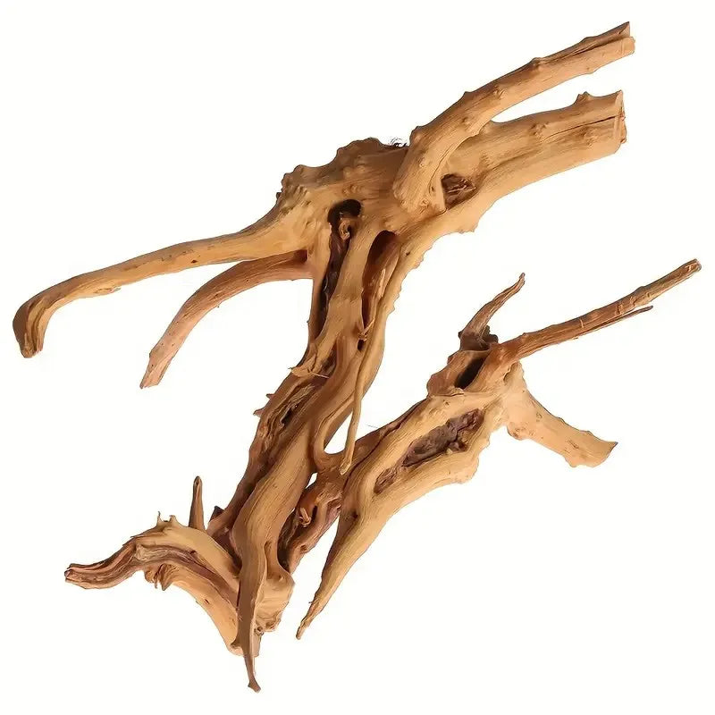 7-26CM 4 Sizes Driftwood Cuckoo Roots Dead-wood Tree Trunk Landscape Creative Reptile Cylinder Fish Tank Ornament Aquarium Decor