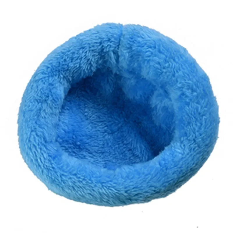 Pet Cotton Nest Hamster Warm Rabbit Winter Plush Nest Pet Warm Bed for Sugar Glider Golden Bear Squirrel Hedgehog Small Pet Nest