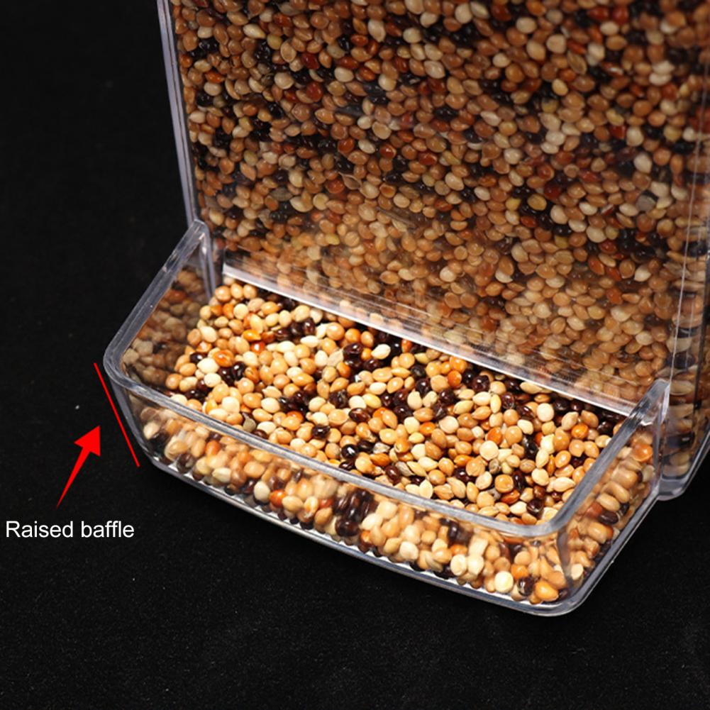 Bird Feeders Automatic Parrot Feeder Drinker with Dustproof Lid Mount Budgie Cockatiel Conure Food Dispenser Pet Supplies