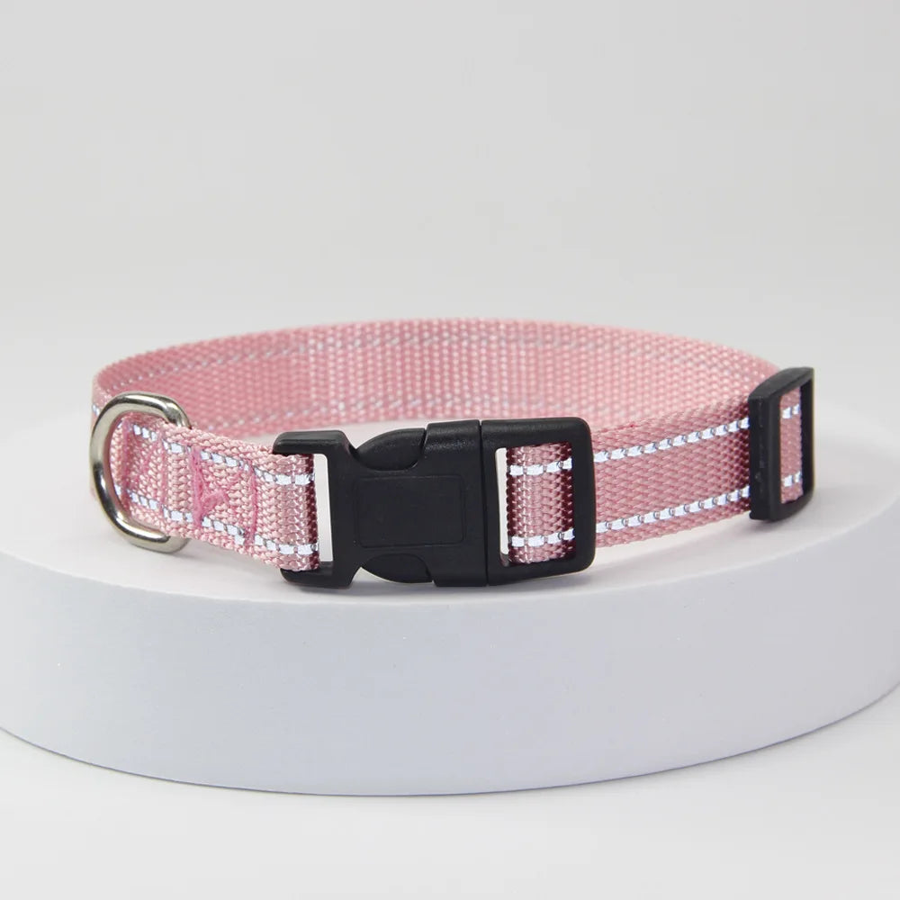 Nylon Dog Collar and Leash Set Pet Collars Leash for Small Medium Large Dogs Dog Accessories for Small Dogs