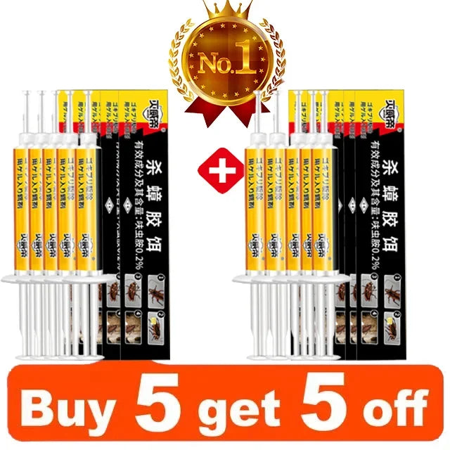 Cockroach Killer Gel Bait effective against cockroaches Control  Powerful Trap Eliminate Roach Bait Kitchen indoor