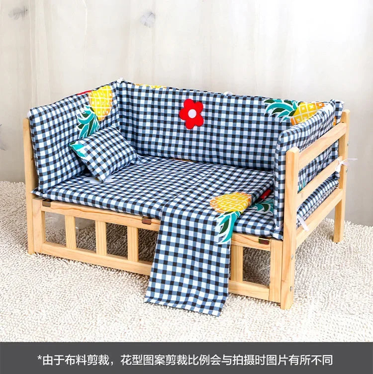 Off the Ground Solid Wood Pet Bed Four Season Universal Dog Bed Small to Large Teddy Bed at Special Price