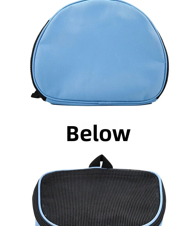 New Portable mesh Dog Bag Breathable Dog Backpack Foldable Large Capacity Cat Carrying Bag Portable Outdoor Travel Pet Carrier