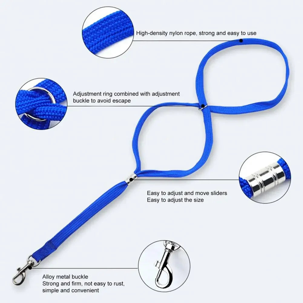 Portable Pet Traction Belt Adjustable Dog D-Rings Bathing Band DogCat Harness Grooming Belly Strap Pet Grooming Set Pet Supplies