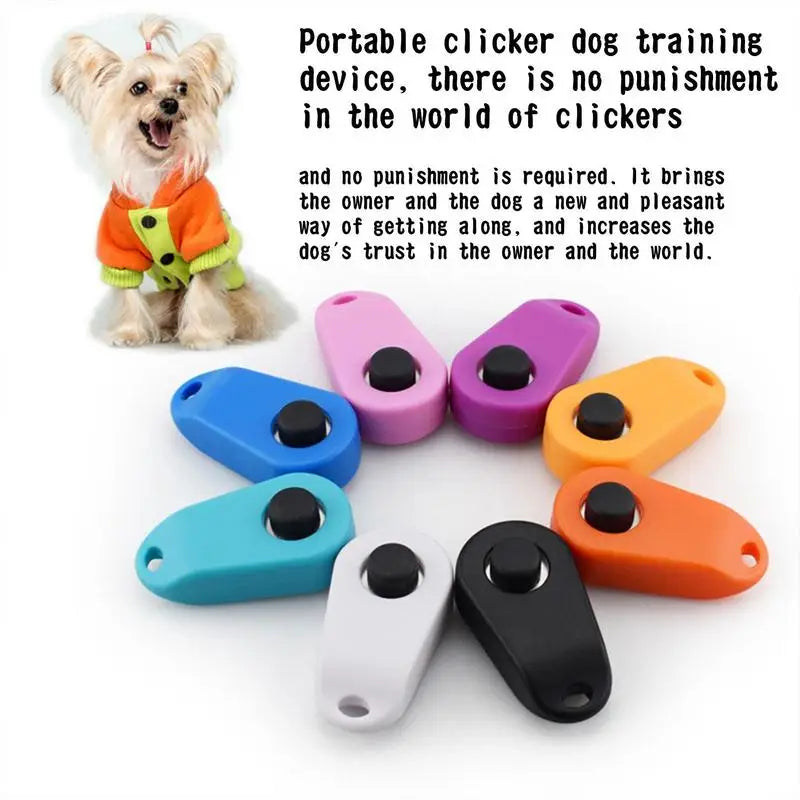 Dog Training Clicker Pet Cat Plastic Sound Clicker New Dogs Click Trainer Aid Tools Portable Sound Guide Dog Training Supplies