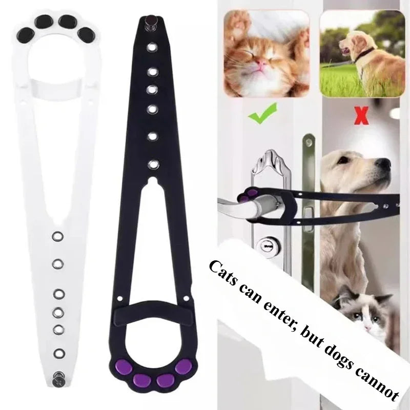 Dog Door Stopper Elastic Gate Lock Flex Latch Strap Cat Door Holder Latch Adjustable Keep Dog Out From Entering Pet Gate Supply