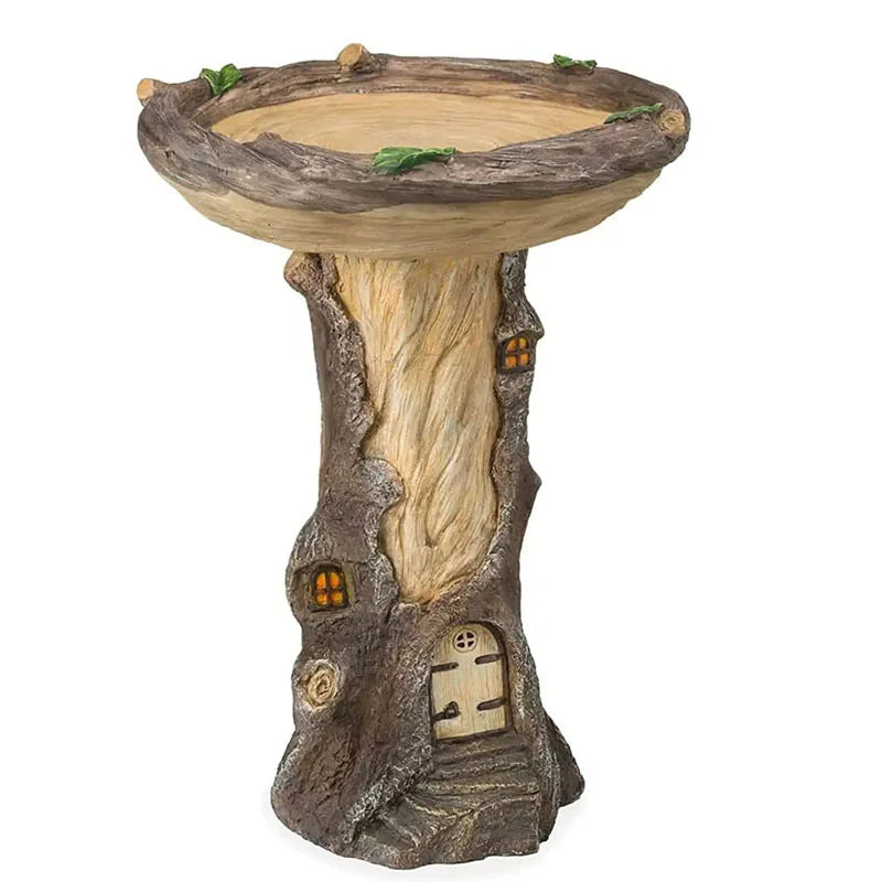 Ceramic Birdbath Bowl Bird Feeder Food Holder Container Bird Feeding Tray for Outdoor Garden Courtyard Decoration Bird Feeder