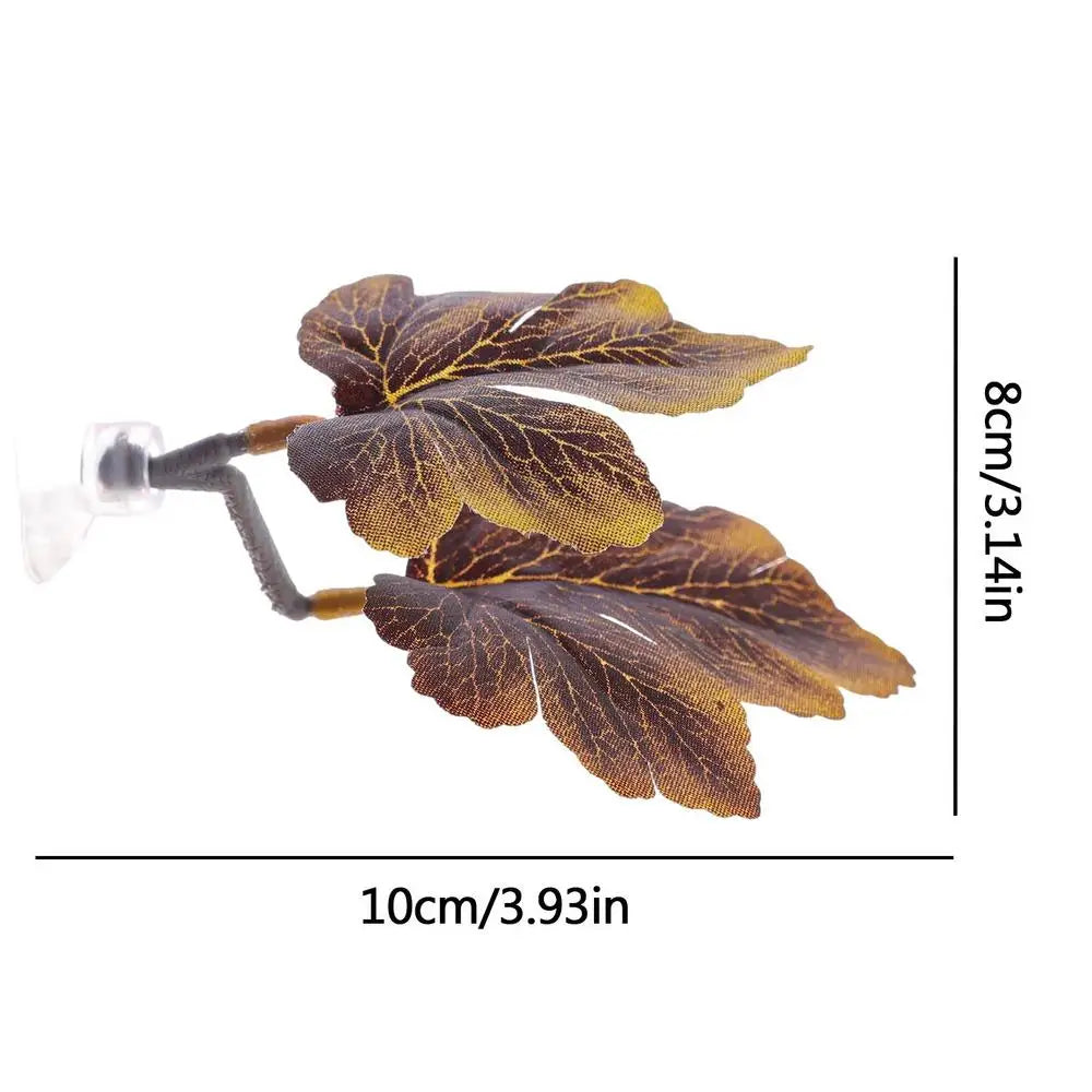 Beta Leaf Bed Artificial Fish Resting Leaf Fake Aquarium Plant Fish Tank Landscaping Leaf  Floating rest Bed Leaves Hammock