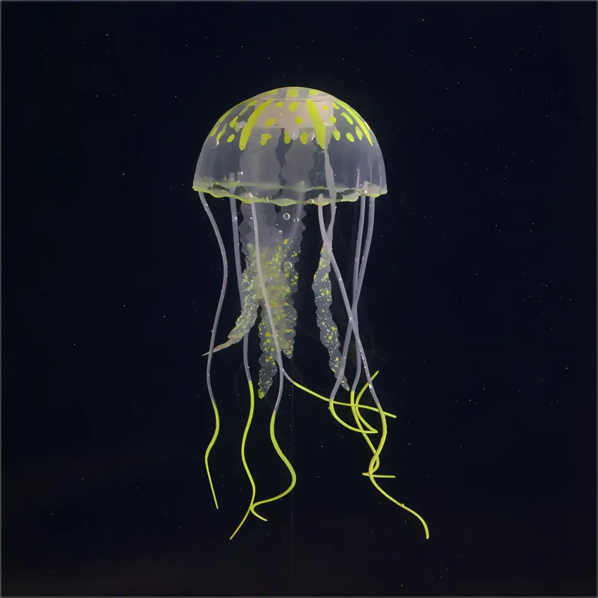 1 Pc  Artificial Fluorescent Jellyfish Aquarium Decoration Silicone Fish Tank Simulation Landscape Goldfish Tank Landscaping