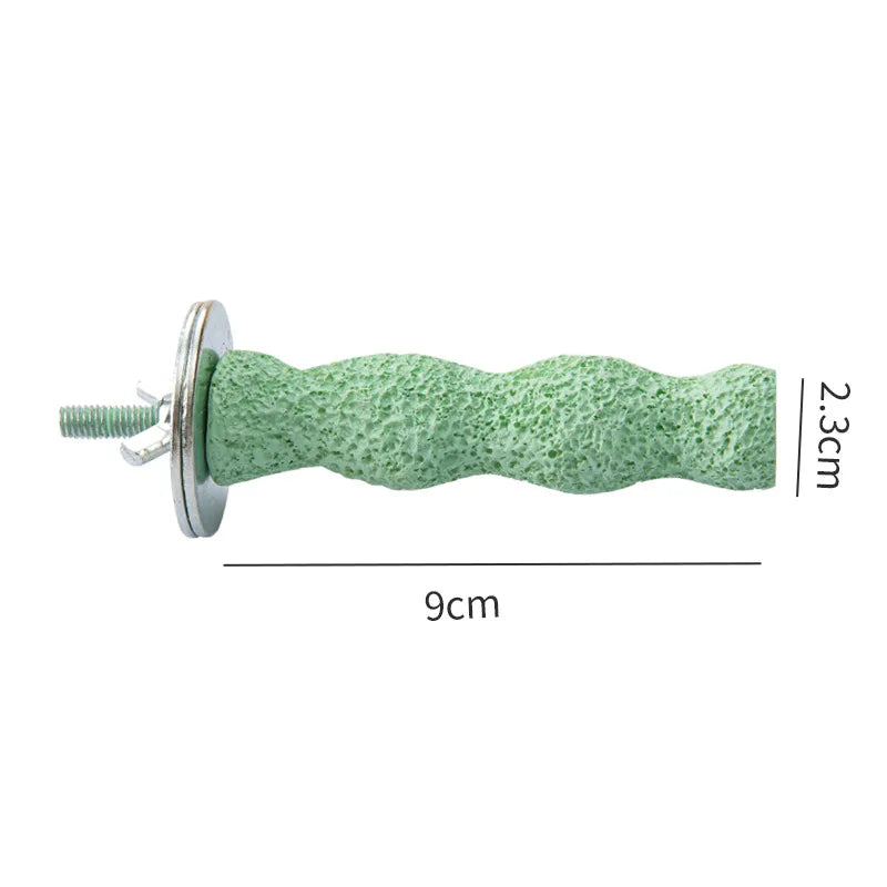 Parrot Stand Bird Supplies Bird Cage Accessories Parrot Teething Stick Toy Claw Grinding Stand Scrub Stand Stick Bird Stand