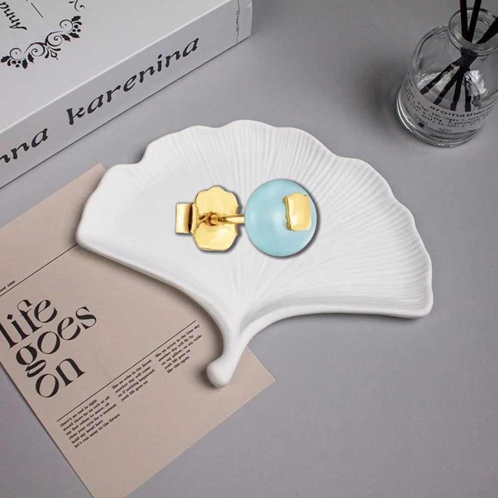 New Spanish original brand light luxury exquisite heart-shaped earrings with inlaid jewelry, birthday gift, cat accessories
