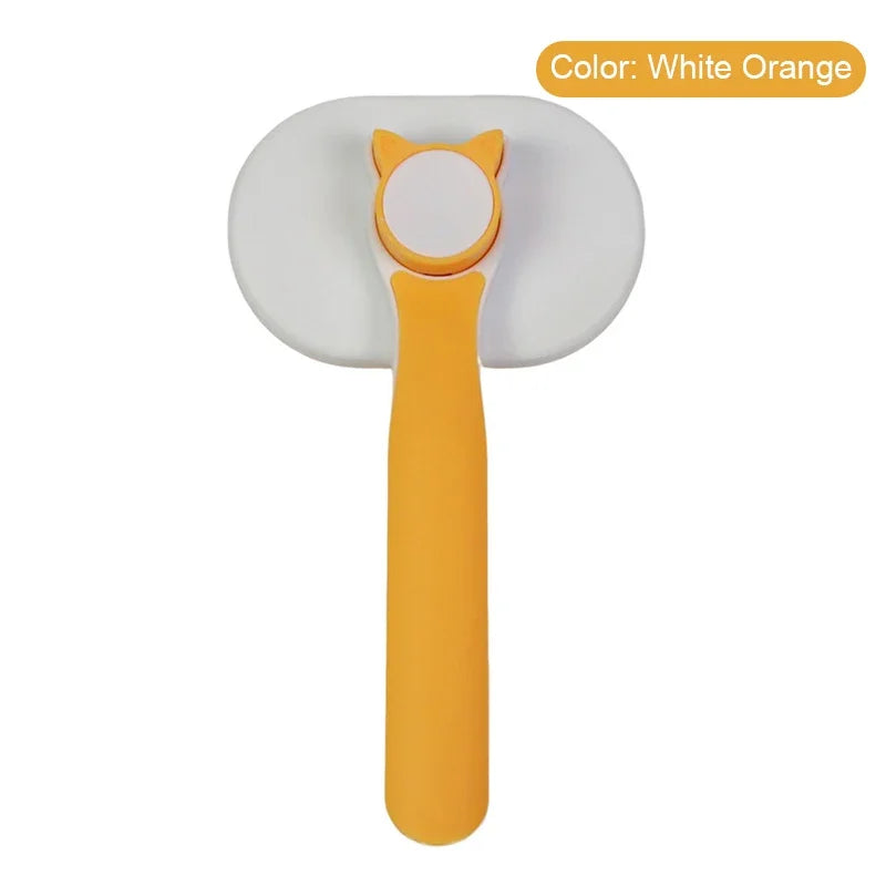 Cat Comb Massage Cat Brush Self-cleaning Pet Hair Remover One Button Comb for Cats Hair Cleaning Pet Grooming Brush Pet Products