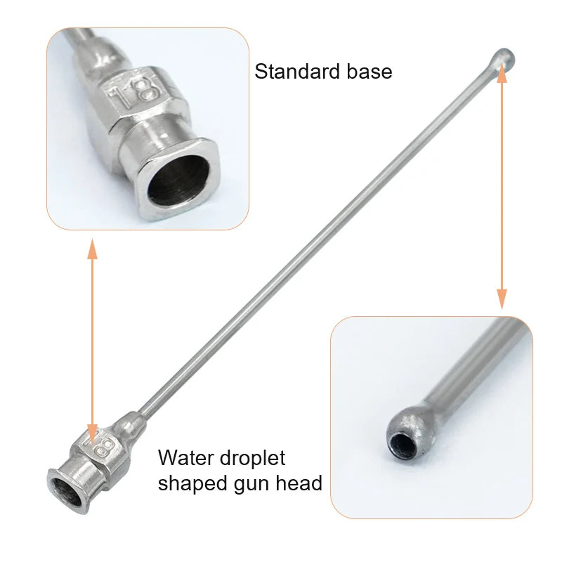 1Pcs Birds Feeding Syringe Tube Nozzle Rats and Mice/Parrots/Birds/Poultry/Pets Elbow Gavage Needles Gastric lavage needle