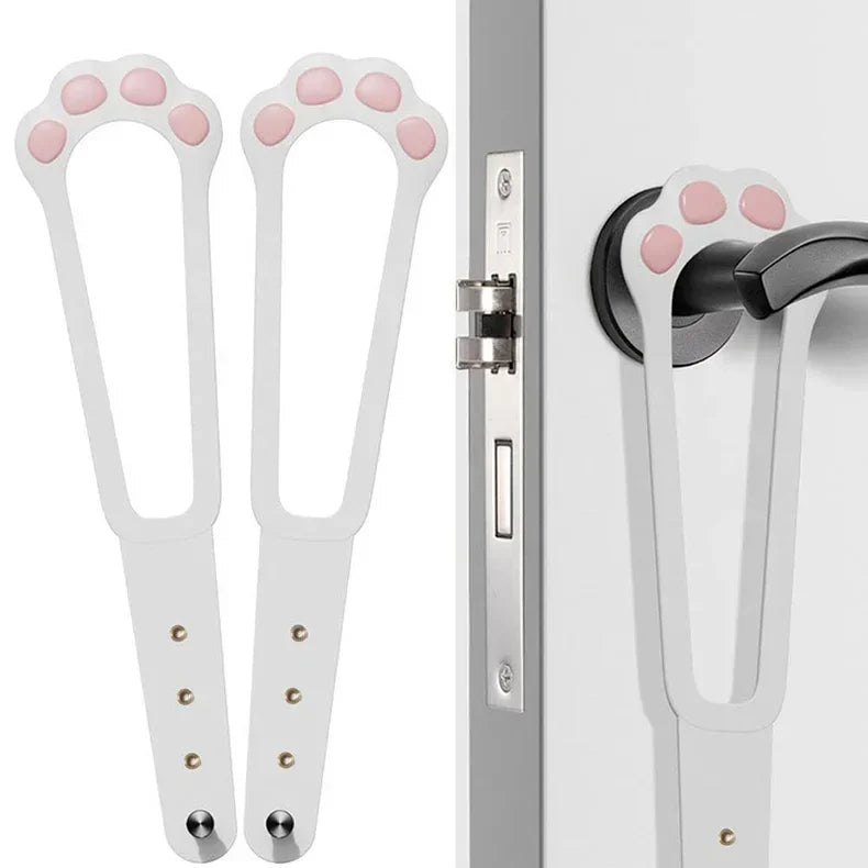 Cat Door Holder Latch Adjustable Dog Door Stopper Elastic Gate Lock Flex Latch Strap Keep Dog Out From Entering Pet Gate Supply