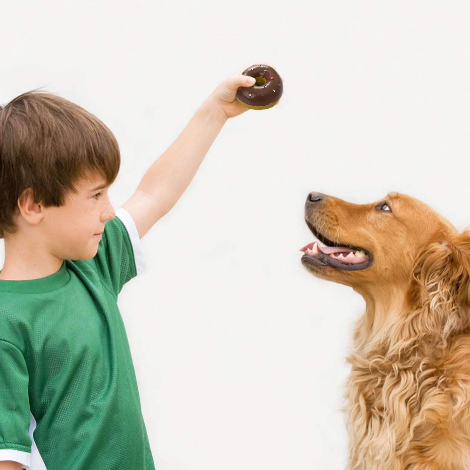 1PC Donut Dog Chew Toy Sound Toys Simulation Donuts Grinding Cleaning Tooth Relief Dog Toys Игрушки Для Собак Mascotas Perro