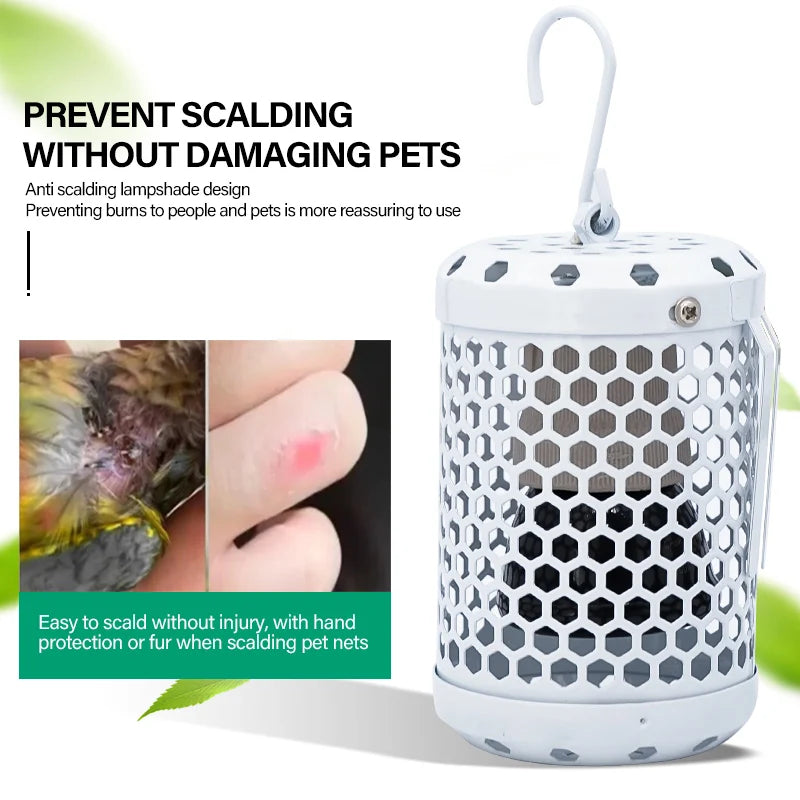 E27 Pet Animal Heat Lamp Preservation Cover Ceramic Lamp Anti-bite Anti-scalding Reptile Warm Lights Accessories Bird Supplies