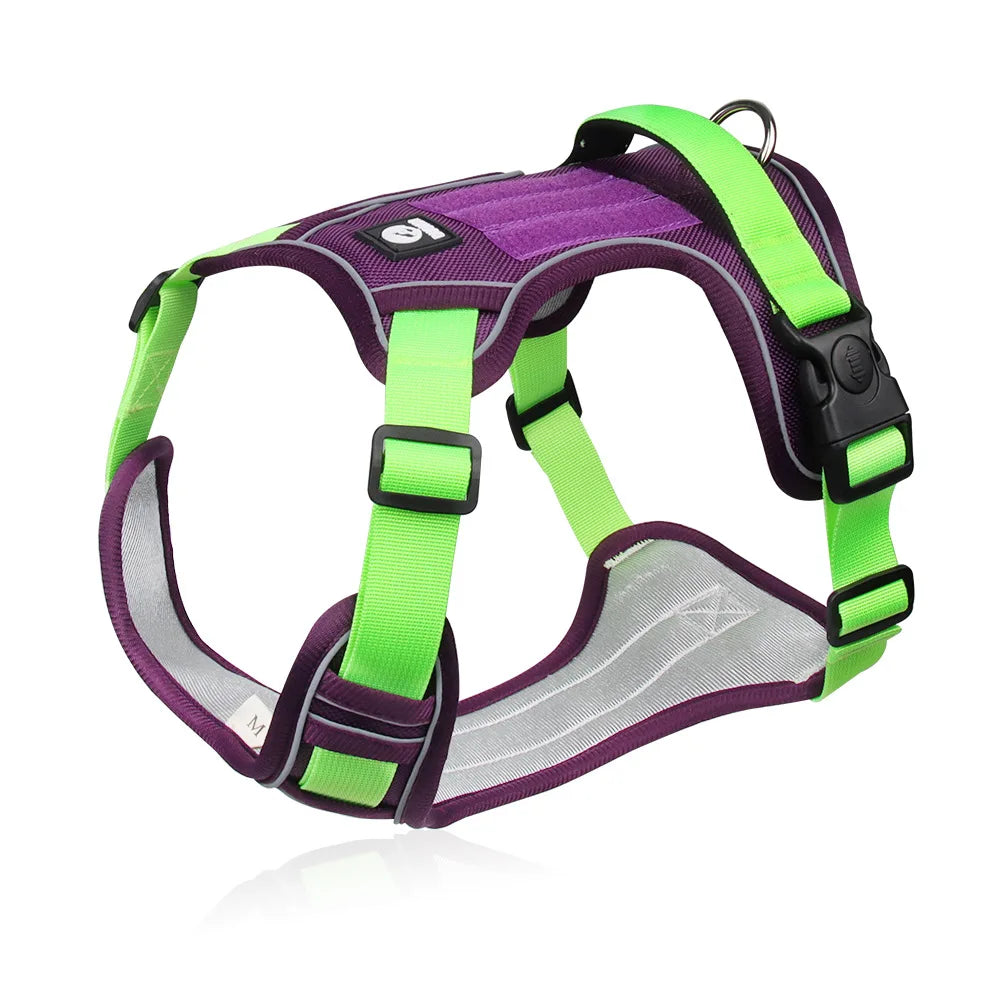 Reflective Dog Harness 1680D Waterproof Oxford Harness for Large Dogs Pet Shop Tactical Vest Harnesses Medium Dog Accessories