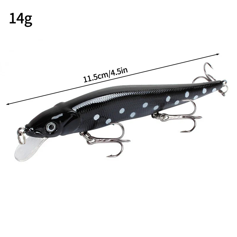 1 Pc Crankbait Wobblers Perch 3D Eyes Artificial Hard Bait Pike Carp Bass Floating Swimbait Saltwater Sea Fishing Pesca