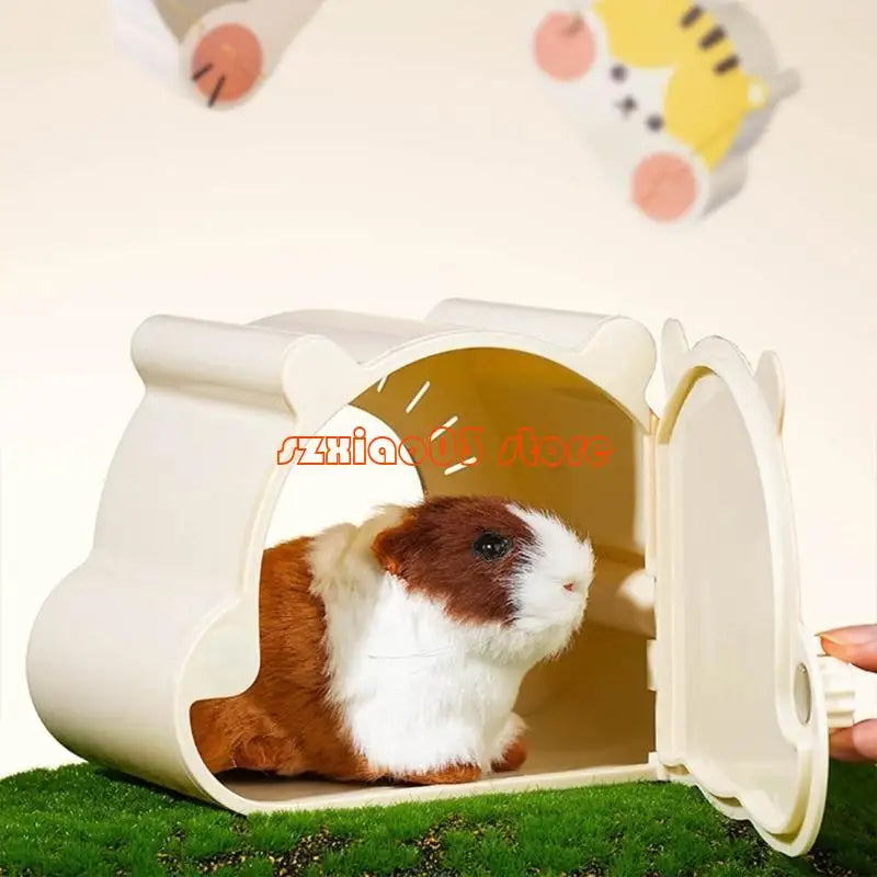103C Small Pet Cage Shelter House Cave Cage Accessories Hamster Hideouts