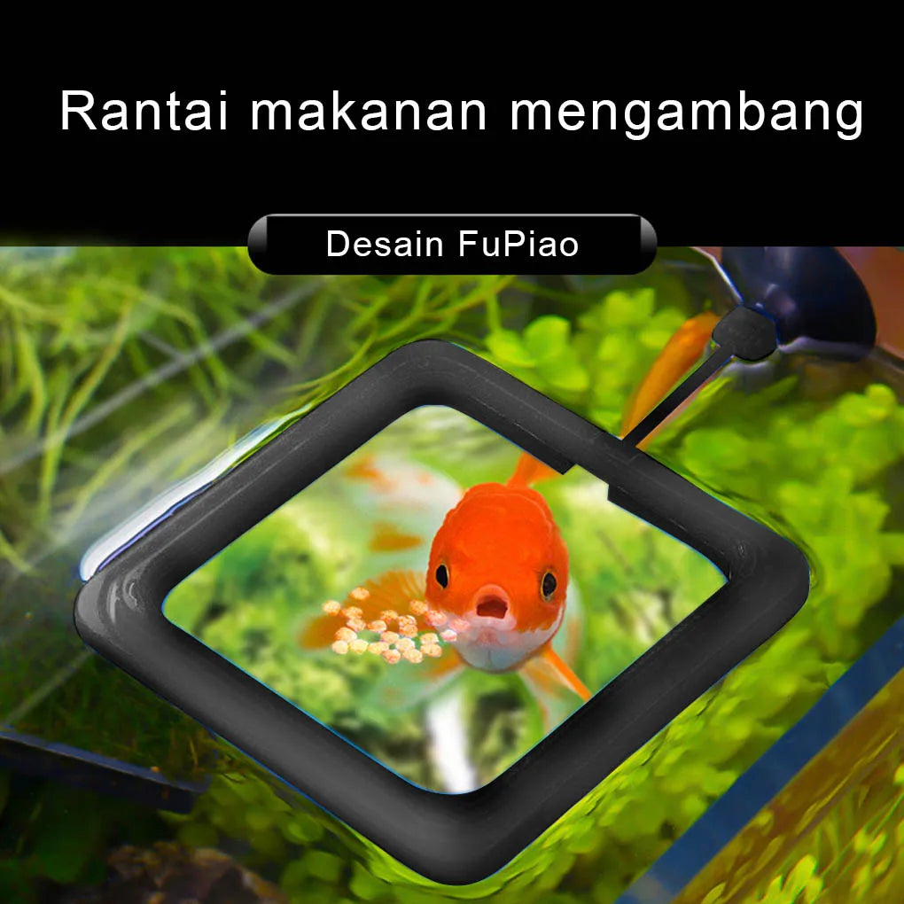 Aquarium Suction Cup Feeder  Fish Tank Ring Feeder Fish Tank Station Floating Food Tray Feeder  Fish Tank Accessory aquarium