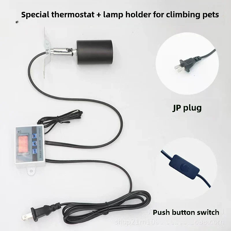 Pet Reptile Thermostat High-precision Temperature Switch Microcomputer Digital Display Hatching Controller 0.1 Degrees