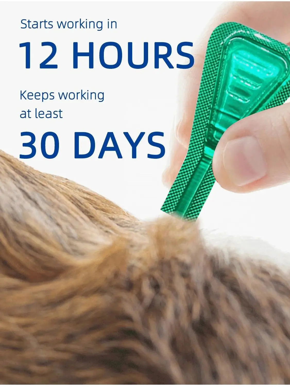 Economical 3 tube one Box Flea Drops Itching Relief Outdoor Mosquito, Mites and Flea Repellent Drops I Large Size Dogs