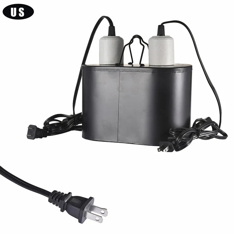 Lampshade for Reptile UVB/UVA Heat Calcium Lamp Bulb for Turtle Lizard Snake Lguanas Feeding Box E26/E27 Energy Saving Light