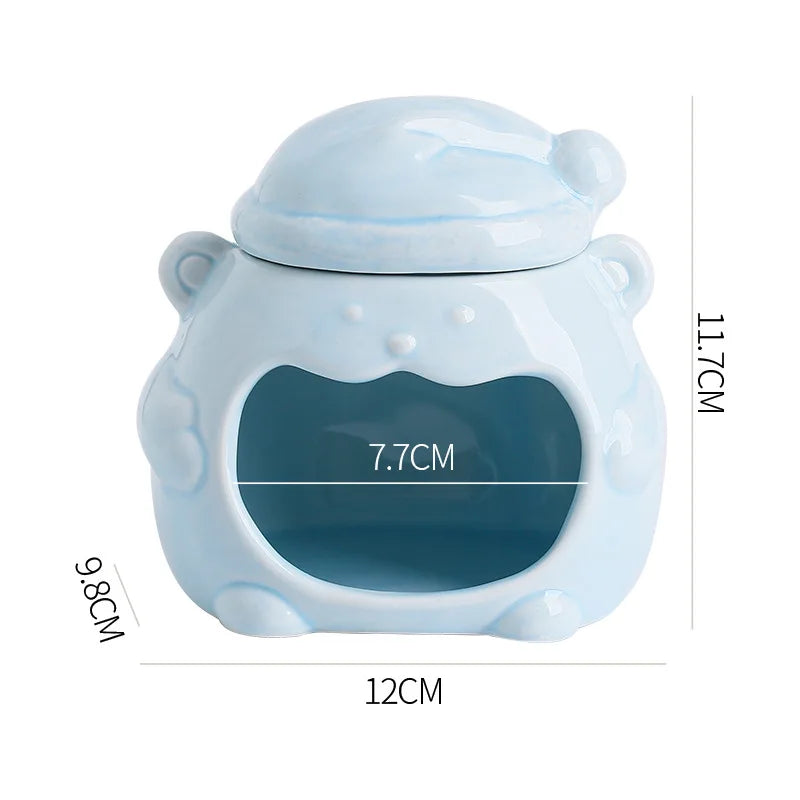 New 1PC Summer Cooling Hamster Ceramic House Sleeping Bag Small Animal Nest Guinea Pig Breathable Rooms Hamster Accessories