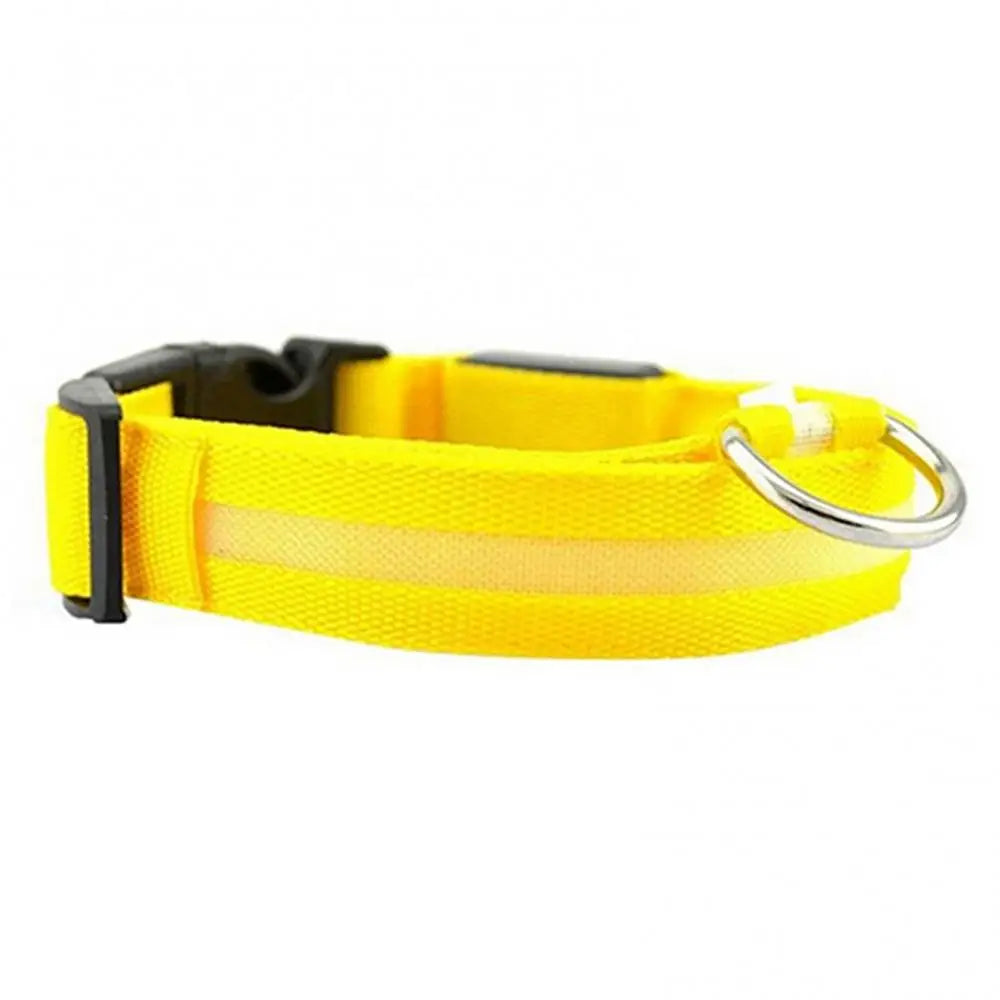 Puppy Collar Dog Cat Night Safety Flashing Luminous LED Light Adjustable Pet Collar Dog Supplies