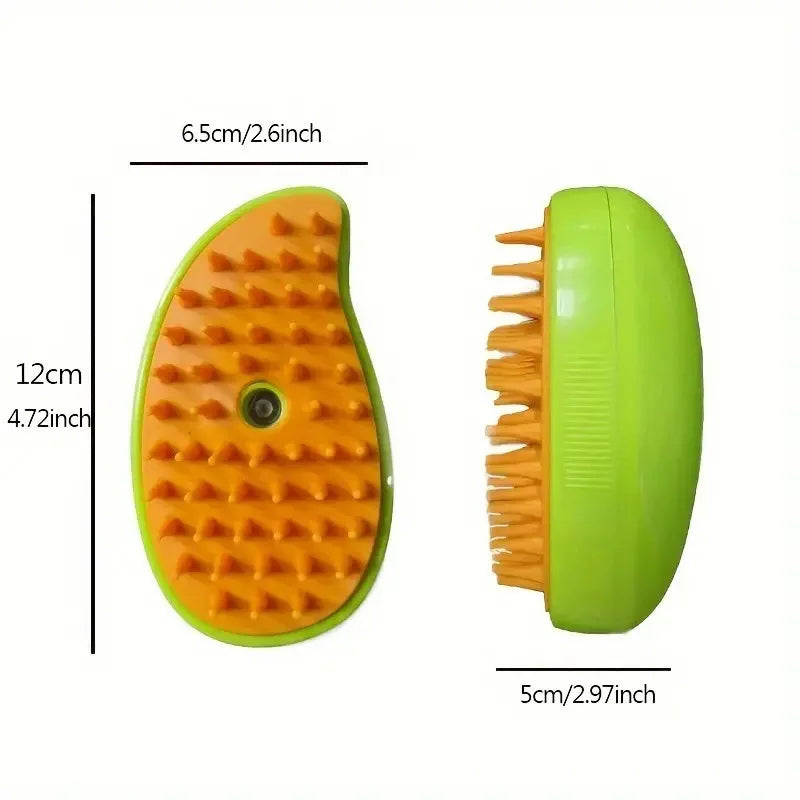 Cat Steam Brush Electric Spray Water Spray Kitten Pet Comb Soft Silicone Depilation Cats Bath Hair Brush Grooming Supplies