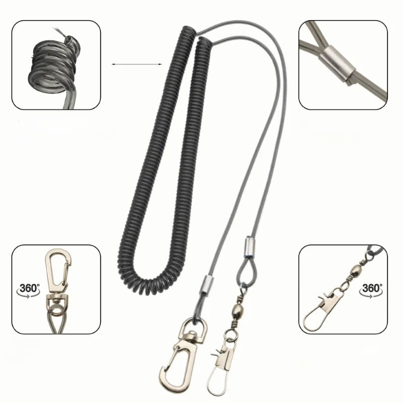 2M Parrot Bird Flight Training Leash Kit Wire Rope Birds Anti-bite Durable Training Rope Pet Birds Flight Leash Bird Supplies