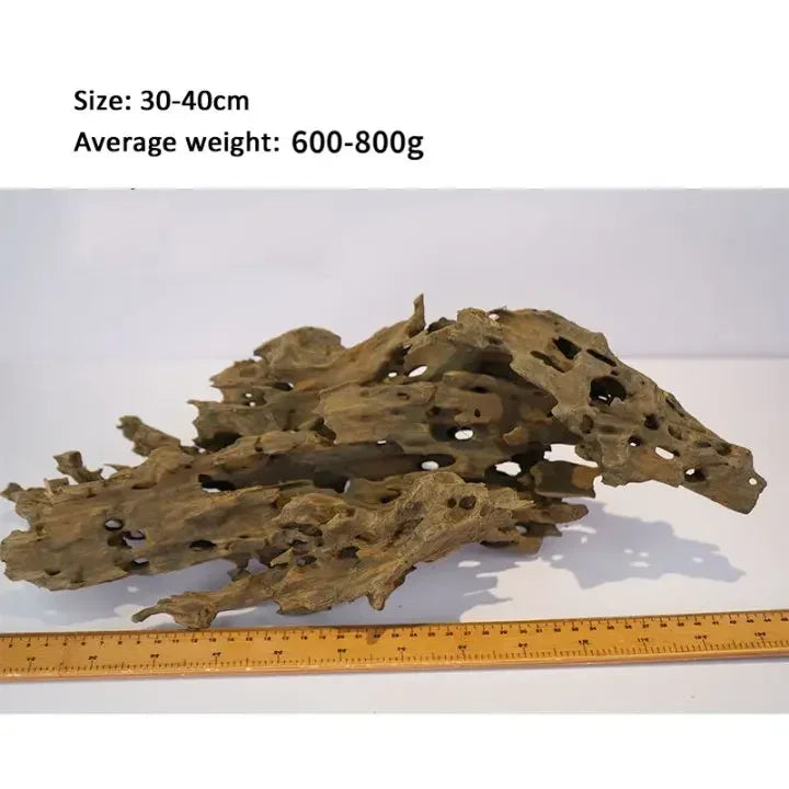 10-40cm Natural Wood Fish Tank Landscaping Decoration Aquarium Accessories Driftwood Ornament Fish Shrimp Reptile Habitats