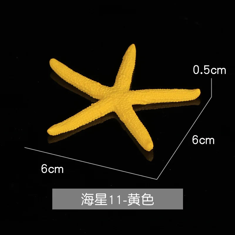 Aquarium Artificial Coral Fish Tank Resin Simulation Coral Starfish Micro Landscape Ornament Reef Aquatic Plants DIY Decoration