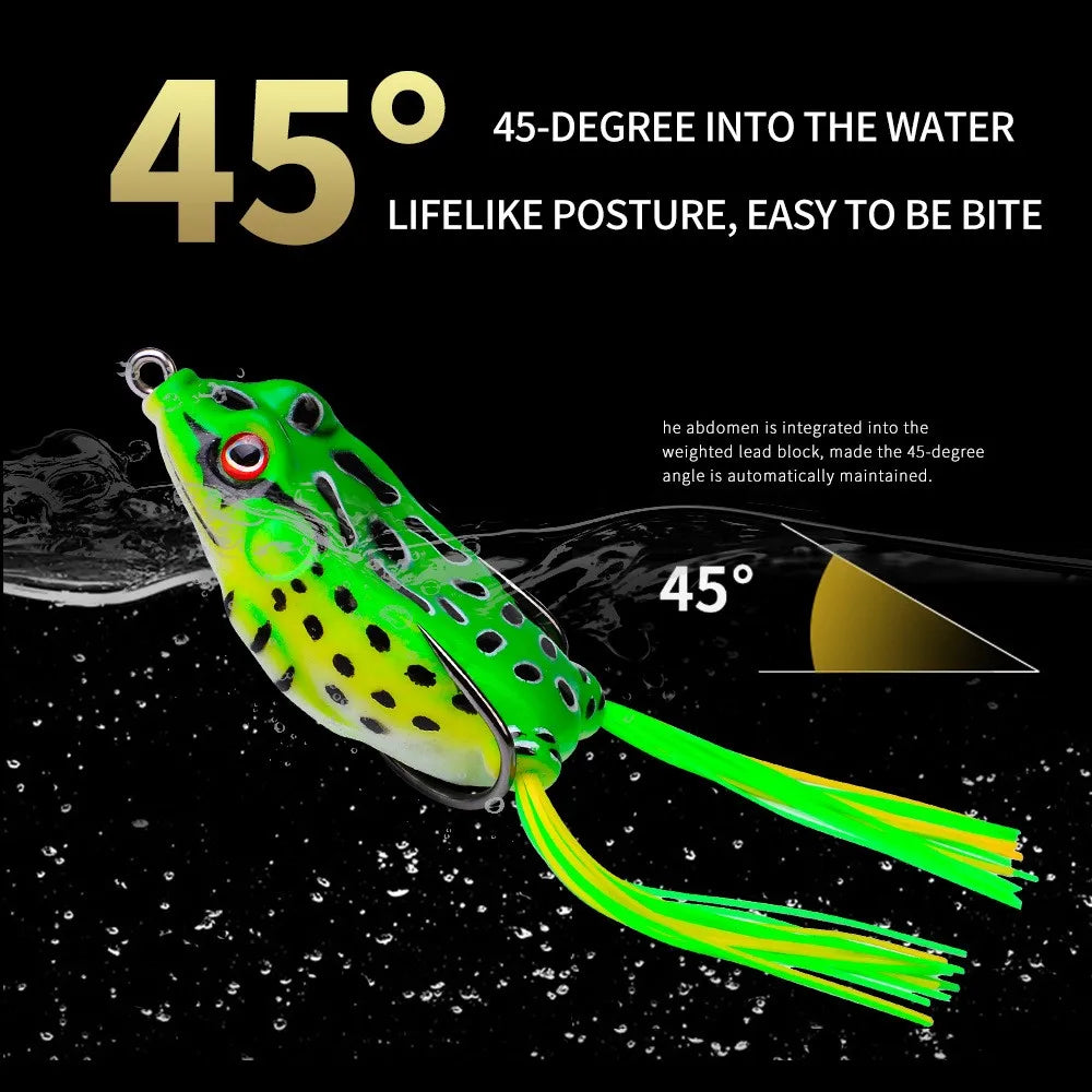 Jig Frog Crank Bait Tackle Crank Bait Bass Bait Wild Crank Hanging Fishing Hard Bait Tool Simulation Luya Bait Blackfish Bait