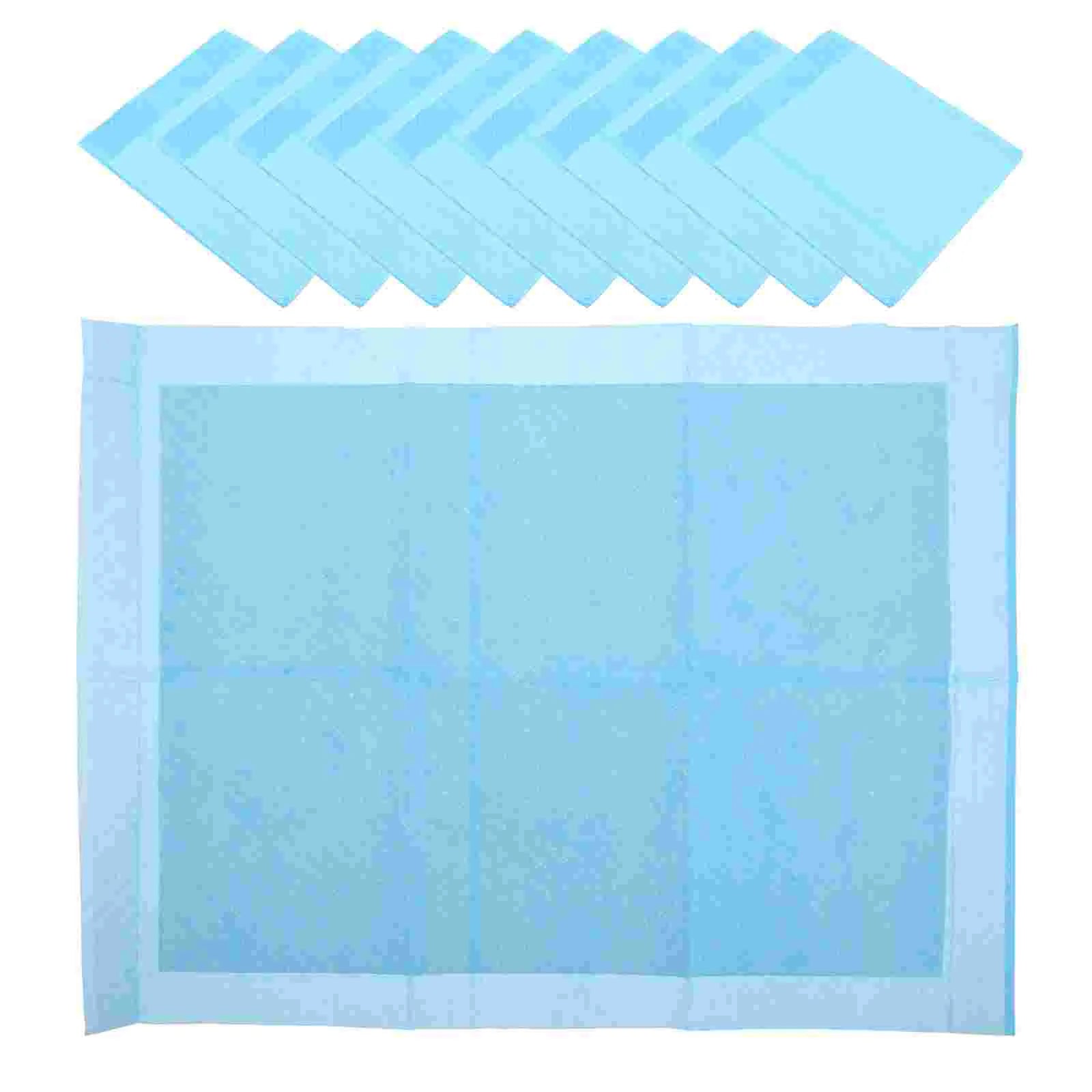 10 Pcs/1 Bird Cage Essentials Water-absorbing Pad Paper Pet Parrot Chassis Floor Cleaning Supplies