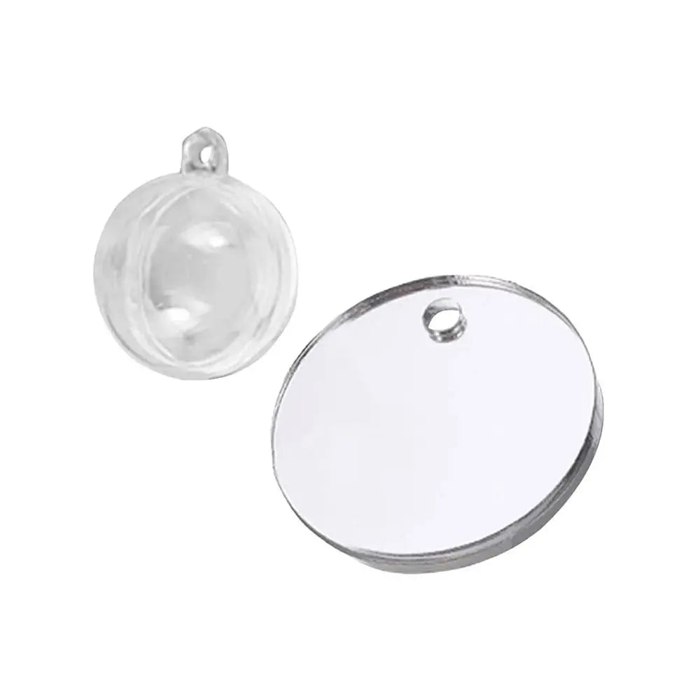 Water Plant Landscape Betta Training Mirror Fish Tank Ornament 4/5/6CM Fish Exercise Mirror Acrylic Double-sided