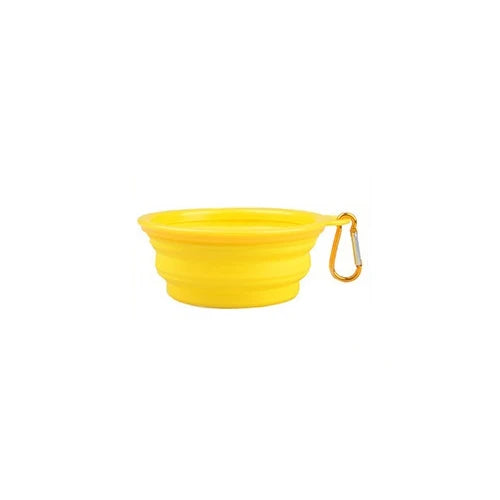 350ml/1000ml Folding Cat Dog Water Bowl Silicone Collapsible Dishes Pet Bowl Outdoor Puppy Food Container Feeder Dropshopping