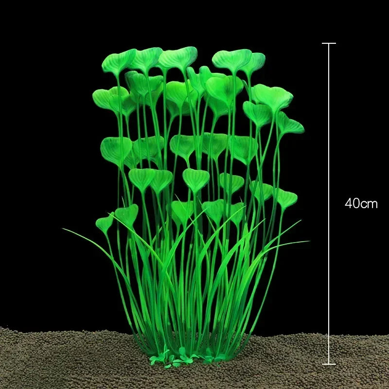 Fish Tank Water Plant Decoration Aquarium Decor Aquatic Plants Underwater Plastic Artificial Grass Accessories Pet Supplies Home