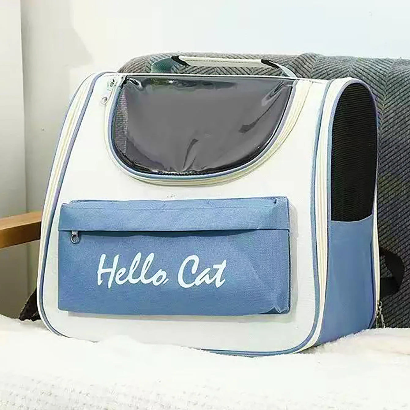 Transparent Cat Backpack Carrier, Space Capsule Pet Travel Bag for Cats & Dogs, Breathable Anti-Sunshine Large Puppy Cage