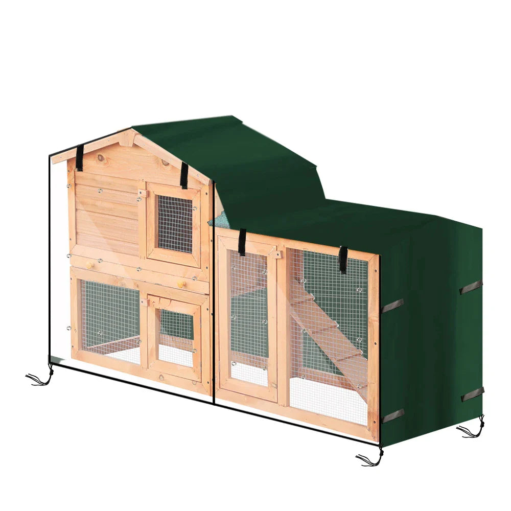 210D Oxford Fabric Rabbit Kennel Cover Dustproof Moistureproof Cage Cover Triangle Pet House Cover Accessories