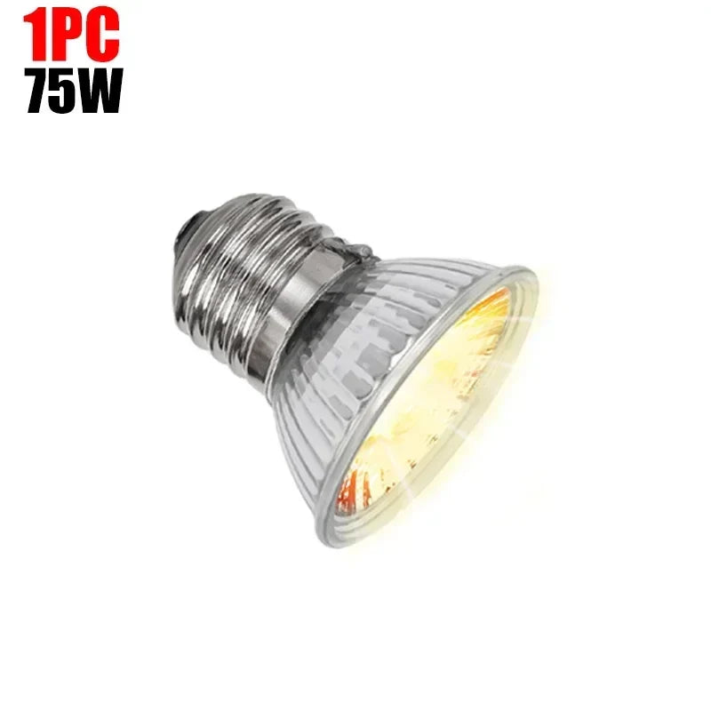 1/5PCS Reptile  Heating Lamp Bulbs 25/50/75W Pet Growth Specific Light Heating Light for Amphibian Turtle Lizard Basking Sunlamp