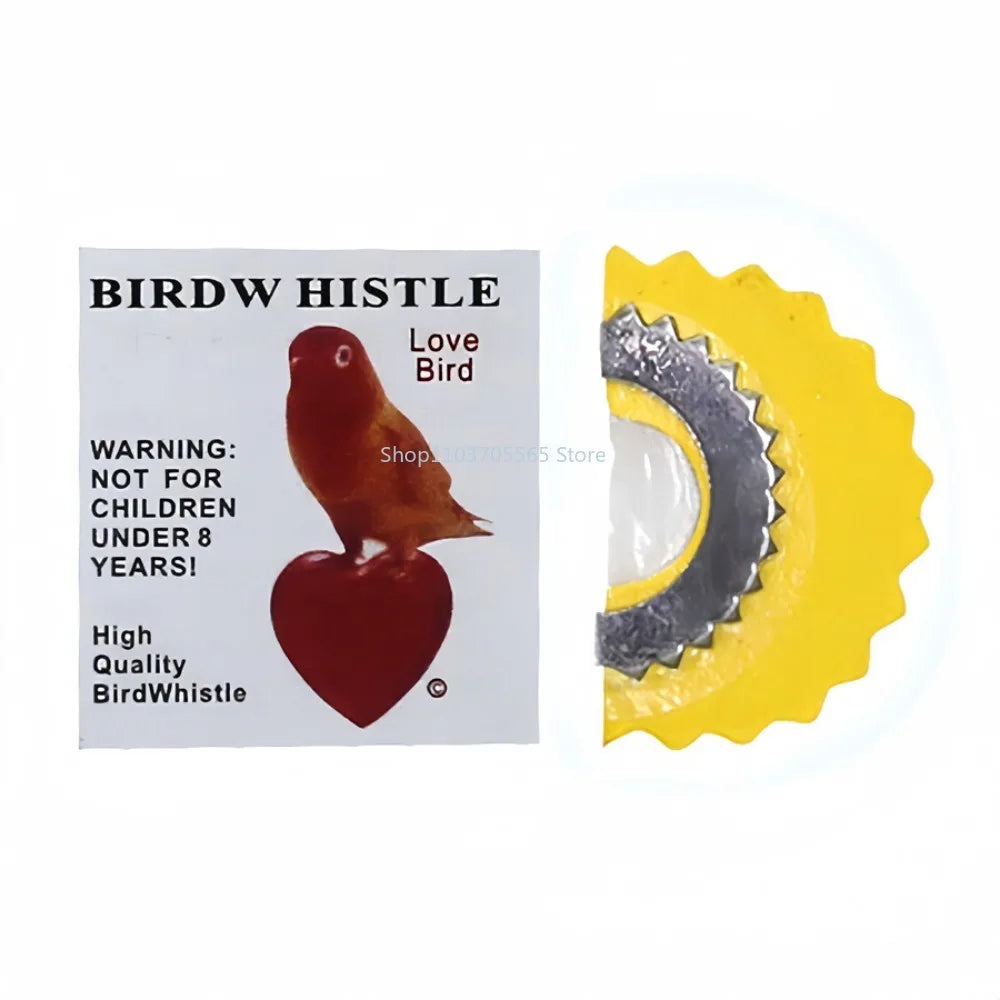 3Pcs Bird Whistle Magic Fun Bird Caller Tongue Whistle Warbler Original Magic Tweeting Noisemaker Toys Tricks Gag